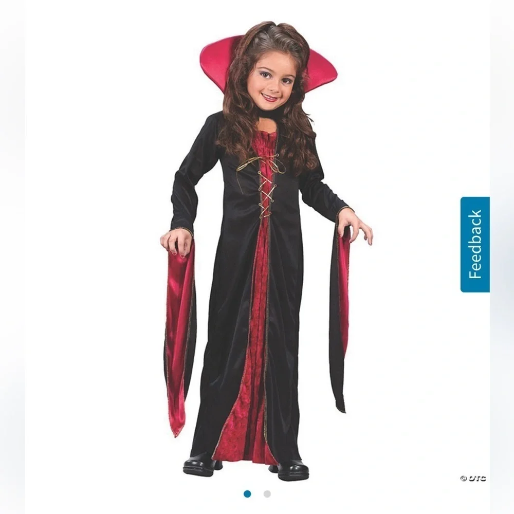 Victoria Vampiress Vampire Girls Costume Dress NEW 8-10